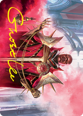 Markov Purifier Art Card (Gold-Stamped Signature) [Innistrad: Crimson Vow Art Series] | Good Games Morley