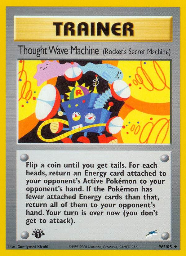 Thought Wave Machine (96/105) (Rocket's Secret Machine) [Neo Destiny 1st Edition] | Good Games Morley