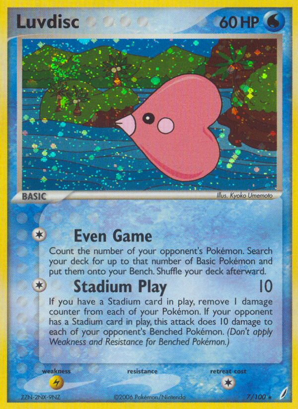 Luvdisc (7/100) [EX: Crystal Guardians] | Good Games Morley