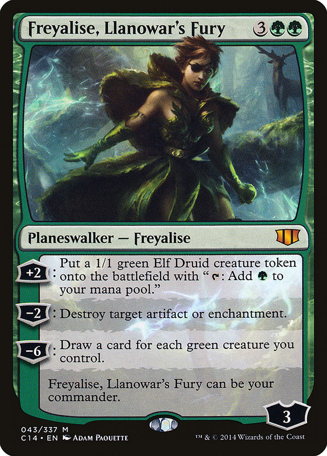Freyalise, Llanowar's Fury [Commander 2014] | Good Games Morley