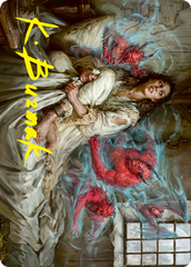 Eruth, Tormented Prophet Art Card (Gold-Stamped Signature) [Innistrad: Crimson Vow Art Series] | Good Games Morley