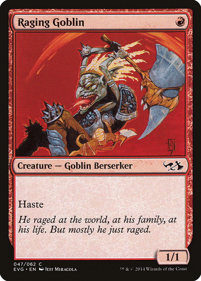 Raging Goblin (Elves vs. Goblins) [Duel Decks Anthology] | Good Games Morley