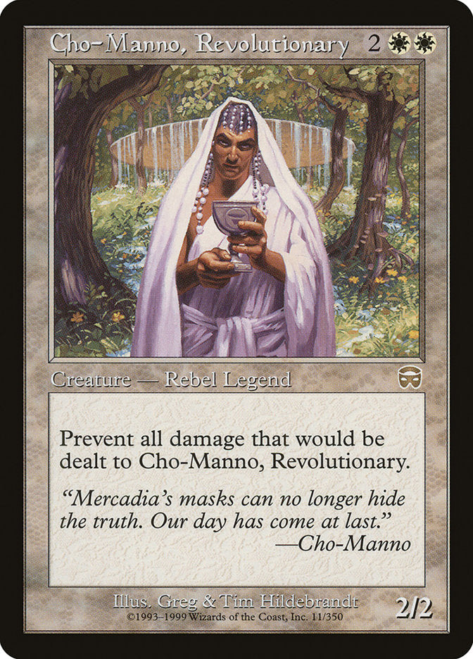 Cho-Manno, Revolutionary [Mercadian Masques] | Good Games Morley