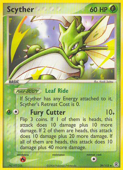 Scyther (29/112) [EX: FireRed & LeafGreen] | Good Games Morley