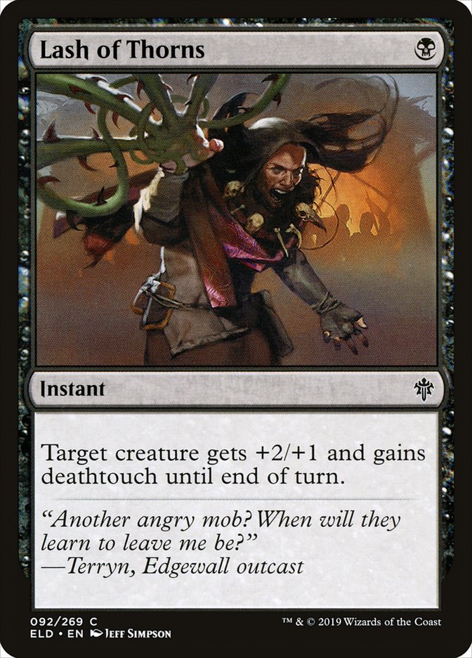 Lash of Thorns [Throne of Eldraine] | Good Games Morley