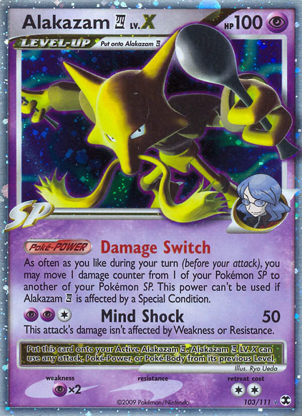 Alakazam LV.X (103/111) [Platinum: Rising Rivals] | Good Games Morley
