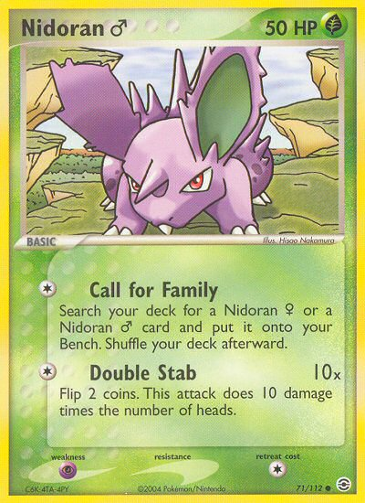 Nidoran (71/112) (Male) [EX: FireRed & LeafGreen] | Good Games Morley