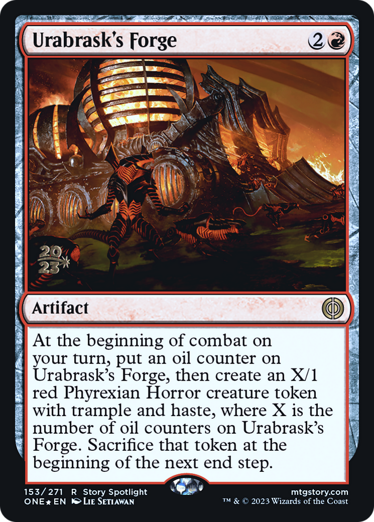 Urabrask's Forge [Phyrexia: All Will Be One Prerelease Promos] | Good Games Morley