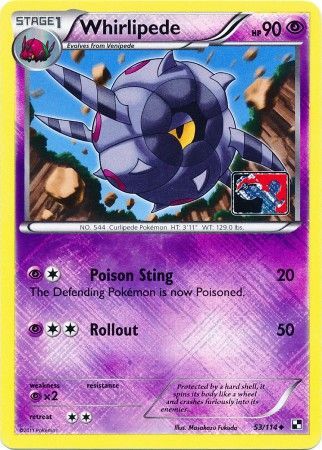 Whirlipede (53/114) (League Promo) [Black & White: Base Set] | Good Games Morley