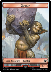 Goblin // Wraith Double-Sided Token [The Lord of the Rings: Tales of Middle-Earth Commander Tokens] | Good Games Morley