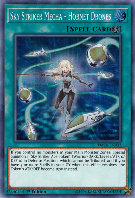 Sky Striker Mecha - Hornet Drones [DASA-EN033] Super Rare | Good Games Morley