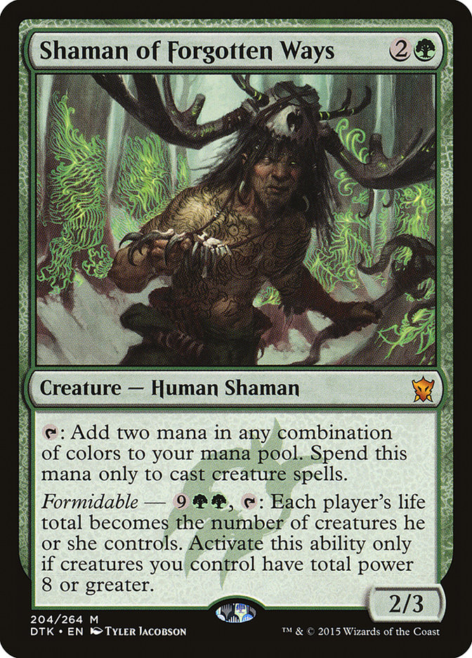 Shaman of Forgotten Ways [Dragons of Tarkir] | Good Games Morley