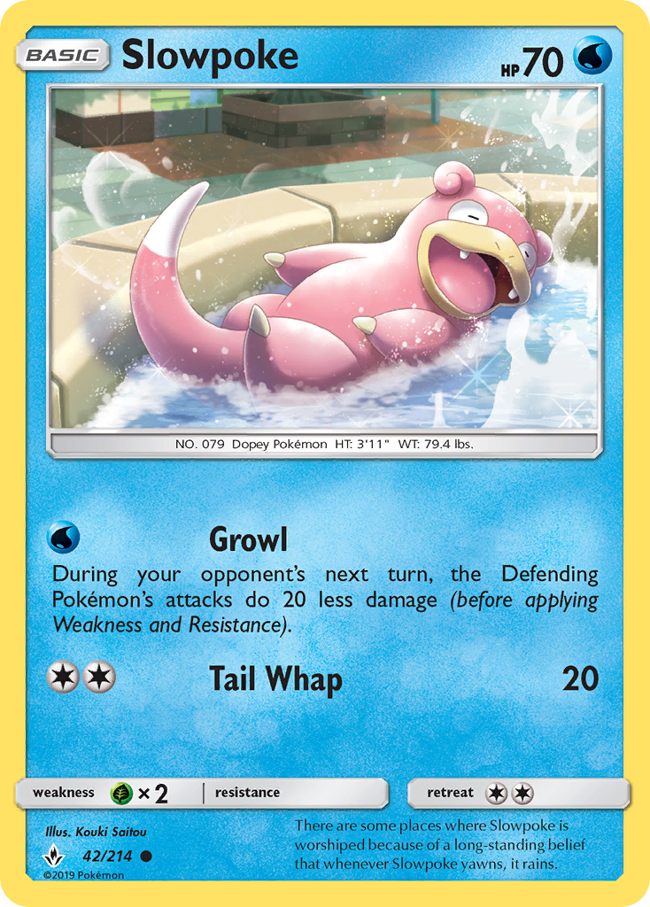 Slowpoke (42/214) [Sun & Moon: Unbroken Bonds] | Good Games Morley