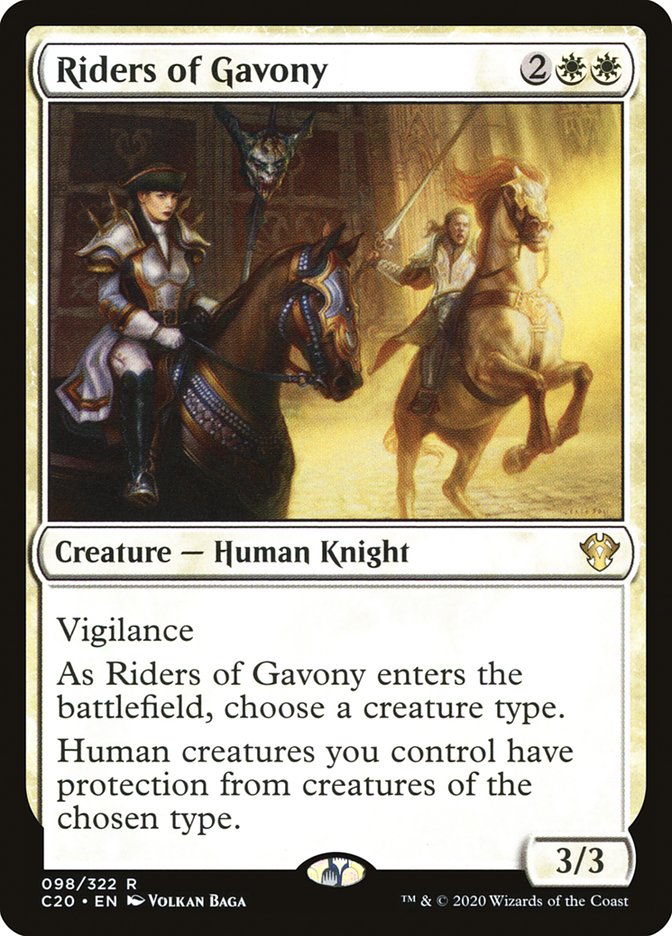 Riders of Gavony [Commander 2020] | Good Games Morley