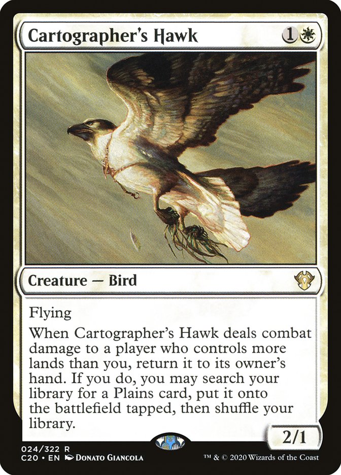 Cartographer's Hawk [Commander 2020] | Good Games Morley