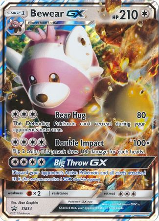 Bewear GX (SM34) (Jumbo Card) [Sun & Moon: Black Star Promos] | Good Games Morley