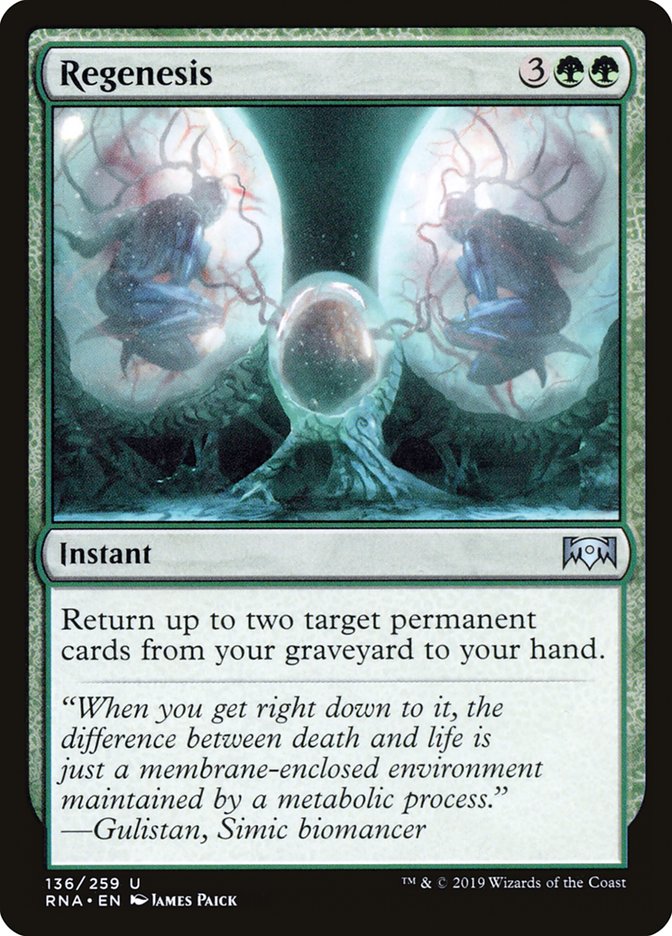 Regenesis [Ravnica Allegiance] | Good Games Morley