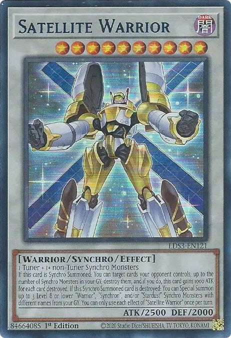 Satellite Warrior (Blue) [LDS3-EN121] Ultra Rare | Good Games Morley