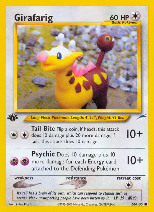 Girafarig (66/105) [Neo Destiny 1st Edition] | Good Games Morley
