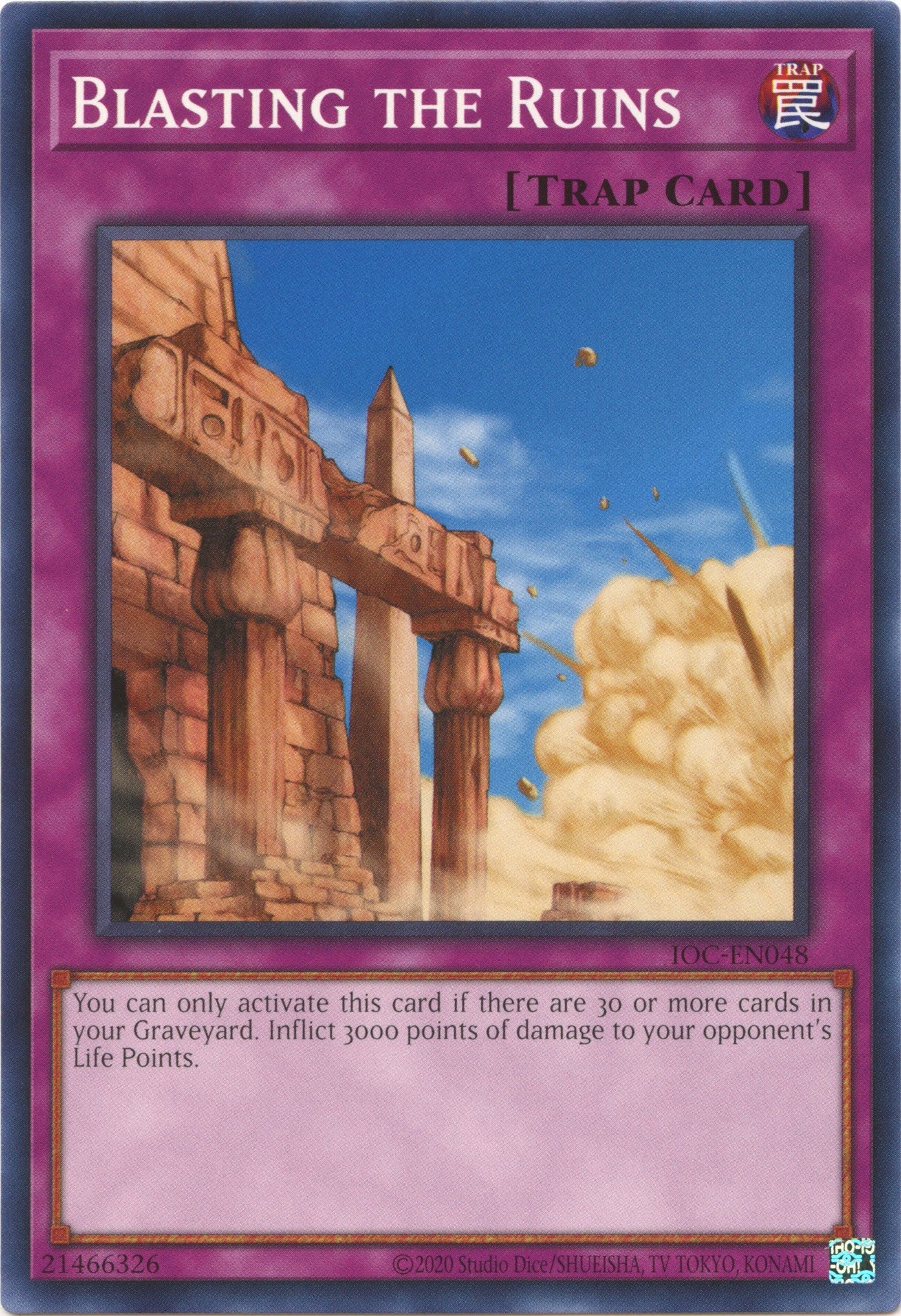 Blasting the Ruins (25th Anniversary) [IOC-EN048] Common | Good Games Morley