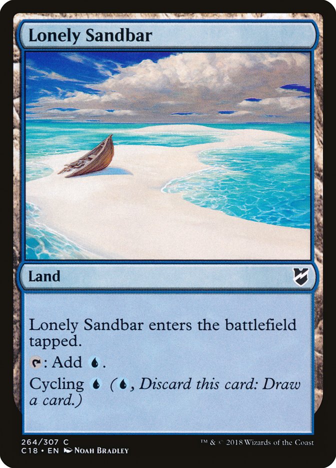Lonely Sandbar [Commander 2018] | Good Games Morley