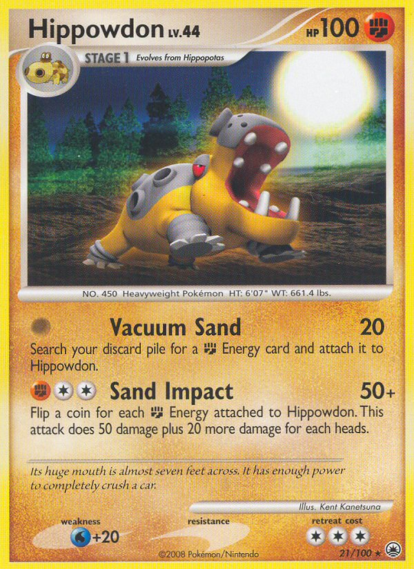 Hippowdon (21/100) [Diamond & Pearl: Majestic Dawn] | Good Games Morley