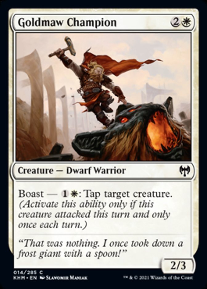 Goldmaw Champion [Kaldheim] | Good Games Morley