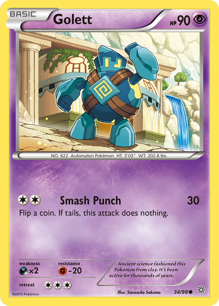 Golett (34/98) [XY: Ancient Origins] | Good Games Morley