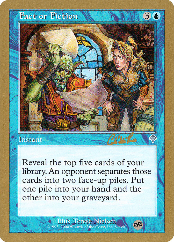Fact or Fiction (Carlos Romao) (SB) [World Championship Decks 2002] | Good Games Morley