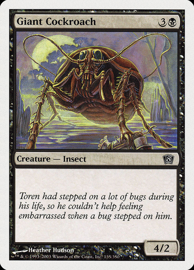 Giant Cockroach [Eighth Edition] | Good Games Morley