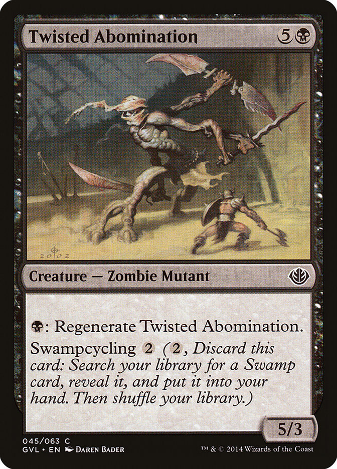Twisted Abomination (Garruk vs. Liliana) [Duel Decks Anthology] | Good Games Morley