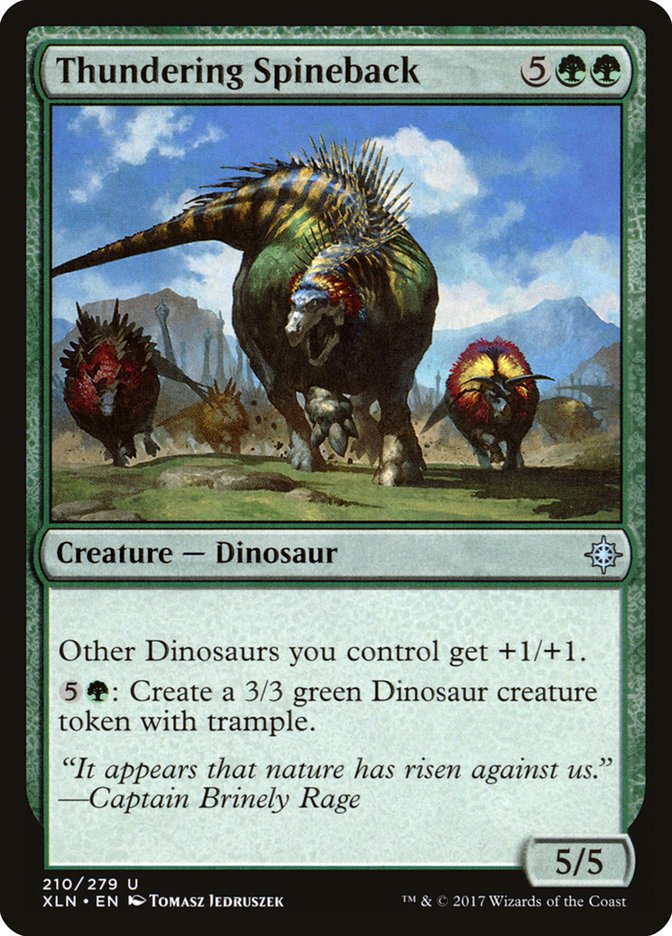 Thundering Spineback [Ixalan] | Good Games Morley