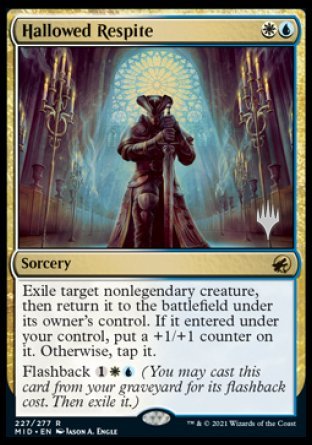 Hallowed Respite (Promo Pack) [Innistrad: Midnight Hunt Promos] | Good Games Morley