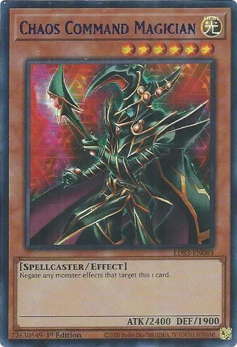 Chaos Command Magician (Blue) [LDS3-EN083] Ultra Rare | Good Games Morley