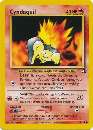 Cyndaquil (56/111) [Neo Genesis Unlimited] | Good Games Morley