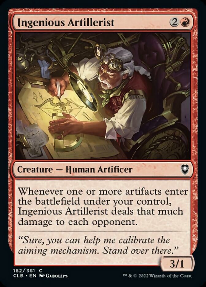 Ingenious Artillerist [Commander Legends: Battle for Baldur's Gate] | Good Games Morley
