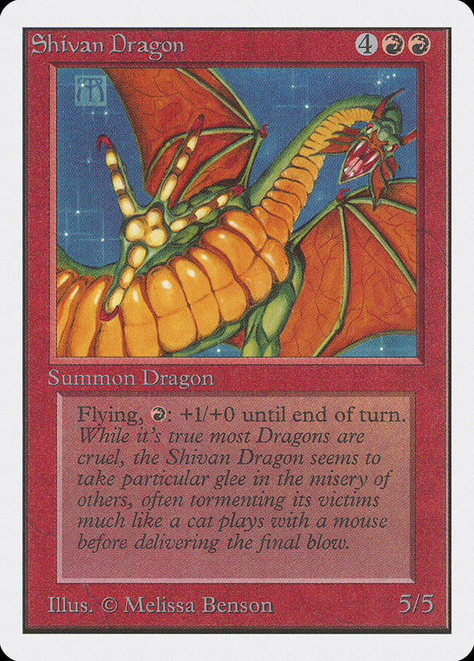 Shivan Dragon [Unlimited Edition] | Good Games Morley