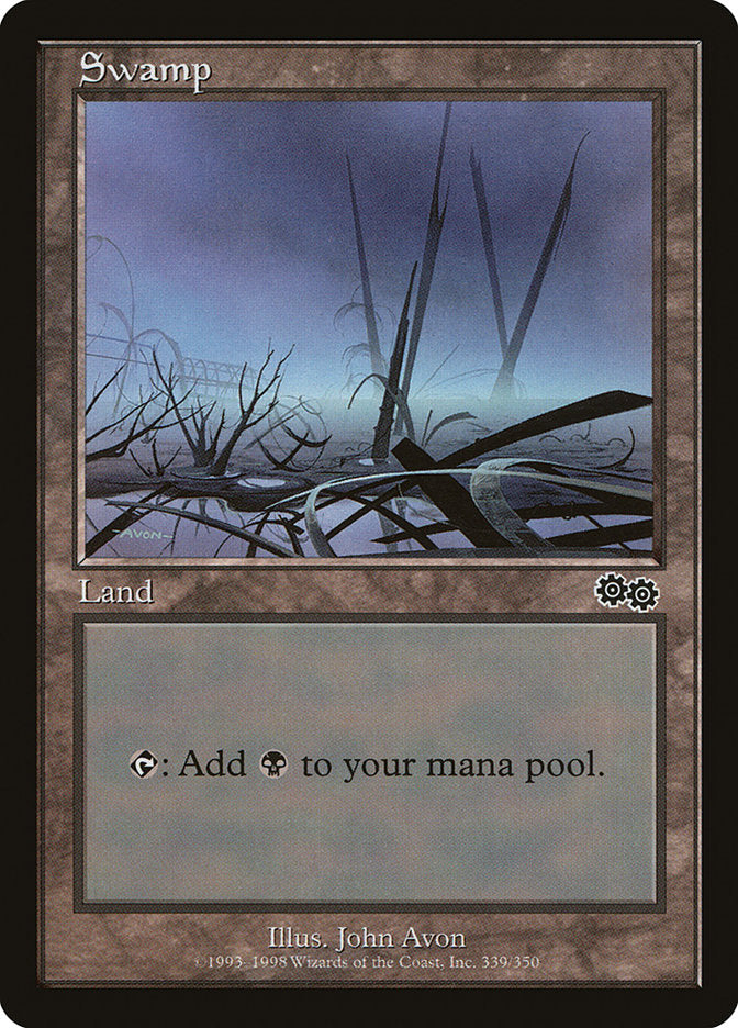 Swamp (339) [Urza's Saga] | Good Games Morley