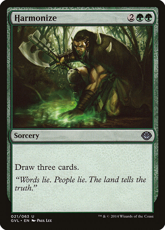 Harmonize (Garruk vs. Liliana) [Duel Decks Anthology] | Good Games Morley