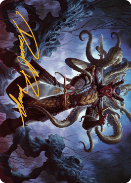Zevlor, Elturel Exile Art Card (42) (Gold-Stamped Signature) [Commander Legends: Battle for Baldur's Gate Art Series] | Good Games Morley