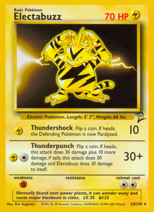 Electabuzz (24/130) [Base Set 2] | Good Games Morley