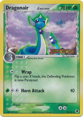 Dragonair (28/101) (Delta Species) (Stamped) [EX: Dragon Frontiers] | Good Games Morley