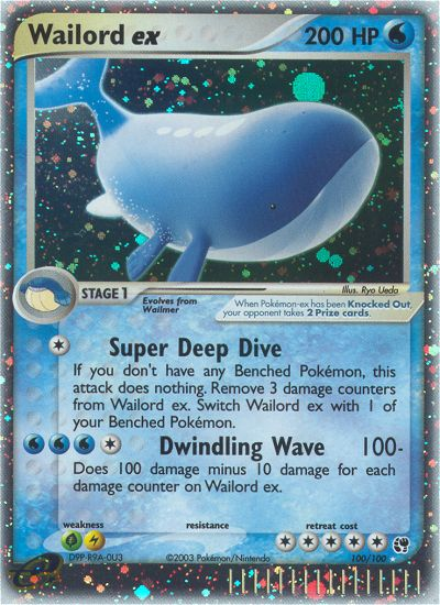 Wailord ex (100/100) [EX: Sandstorm] | Good Games Morley