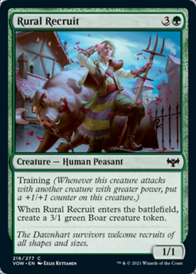 Rural Recruit [Innistrad: Crimson Vow] | Good Games Morley
