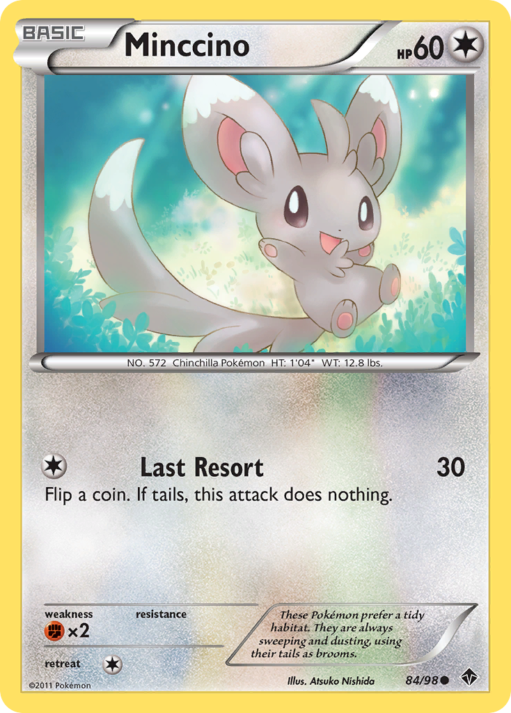 Minccino (84/98) [Black & White: Emerging Powers] | Good Games Morley