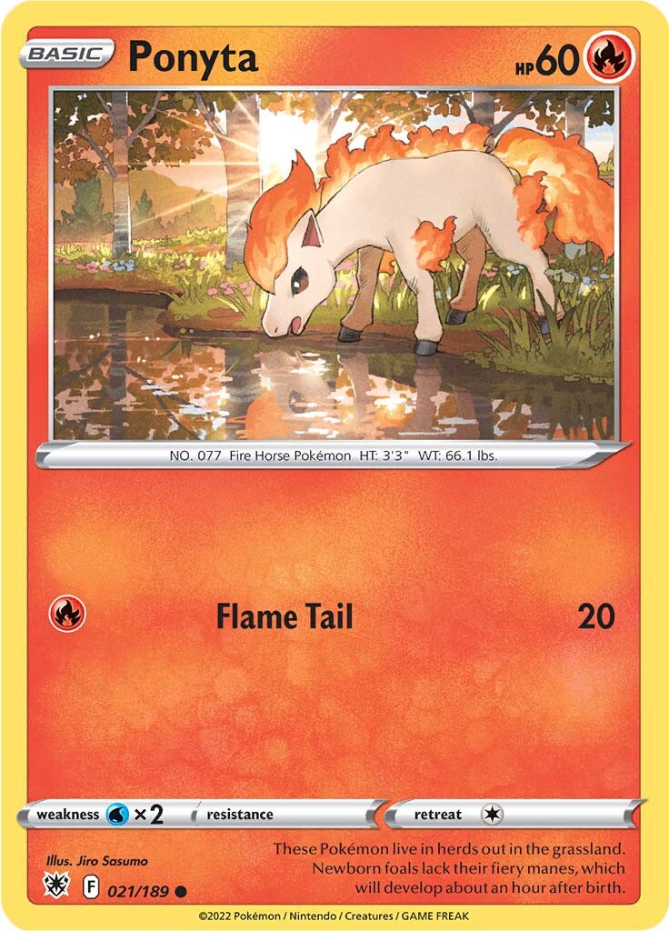 Ponyta (021/189) [Sword & Shield: Astral Radiance] | Good Games Morley