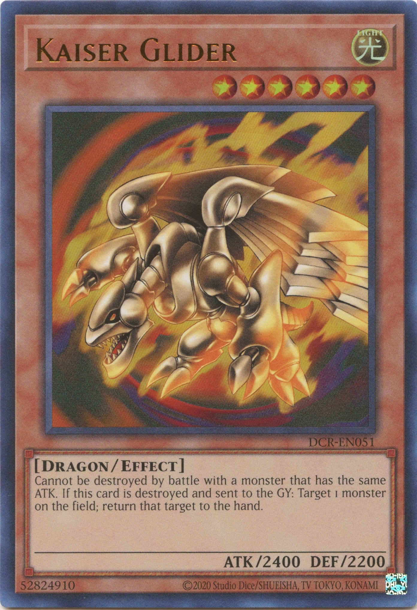 Kaiser Glider (25th Anniversary) [DCR-EN051] Ultra Rare | Good Games Morley