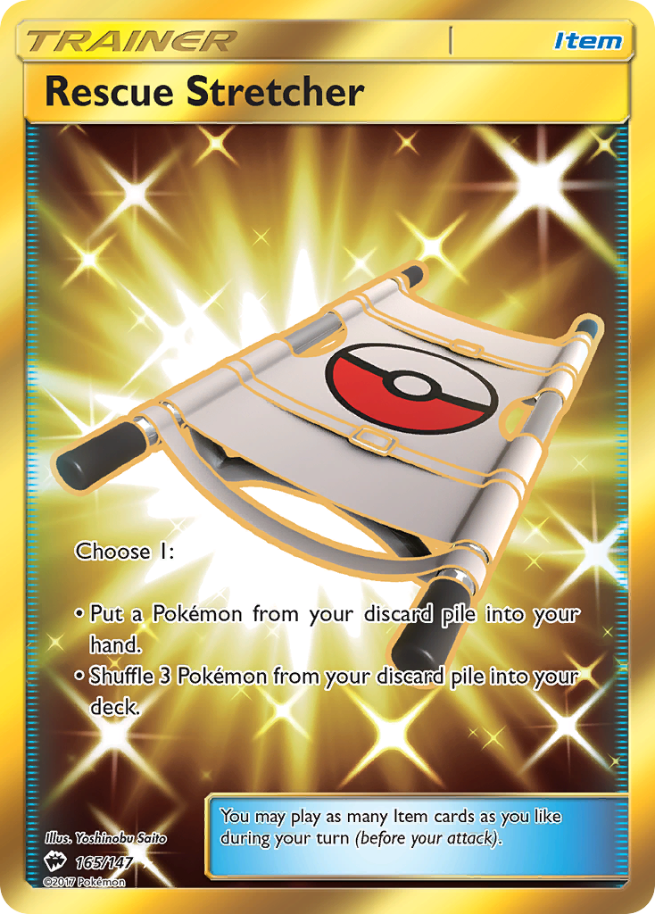 Rescue Stretcher (165/147) [Sun & Moon: Burning Shadows] | Good Games Morley