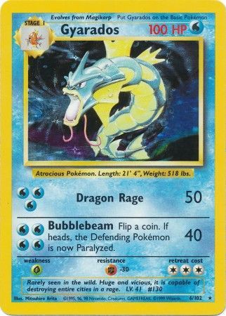 Gyarados (6/102) [Base Set Unlimited] | Good Games Morley