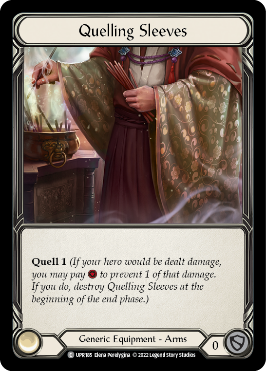 Quelling Sleeves [UPR185] (Uprising)  Cold Foil | Good Games Morley